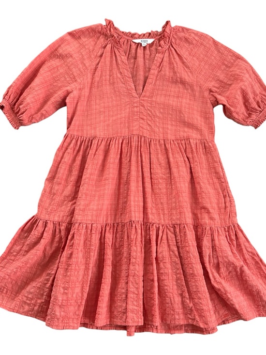 BB Dakota Dresses & Skirts - BB Dakota by Steve Madden Hustle & Glow Tiered Gauze Boho Mini Dress Coral XS